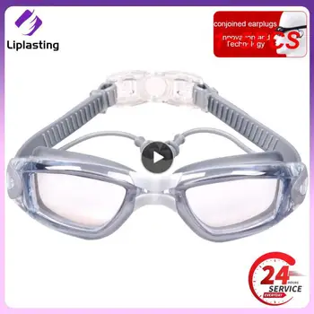1-5 бр. Нови Професионални лещи за възрастни с защита срещу замъгляване и виолетови, Мъжки и дамски очила за плуване Водоустойчив Регулируеми Силиконови Очила за плуване