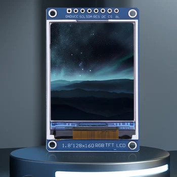 1,8-инчов LCD екран SPI Интерфейс Сериен Порт ST7735S автомобил с IC Цветен Дисплейный Модул 128x160 Разрешение за Arduino SMT32 САМ Kit