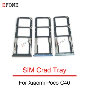 10 бр. За Xiaomi Poco C40 C50 C55 Тава за SIM-карти Слот за Притежателя Гнездо за Адаптер за резервни Части За Ремонт на