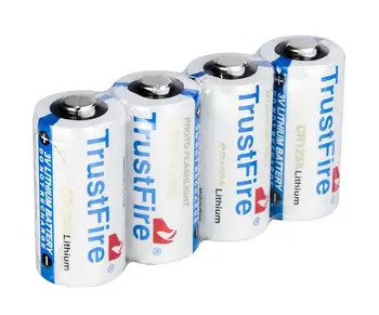 10 бр./лот TrustFire 1400 ма cr123a lithium 3 CR 123A за Еднократна употреба Литиева батерия, Подходяща за Фенери, Детски играчки, Фотоапарати, Батерии, Клетки