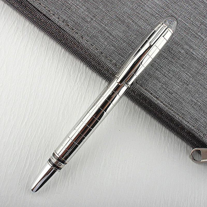 Висококачествена Цельнометаллическая Роликовая Химикалка писалка за офис Мениджъри, бизнес-мъже, Луксозна кутия за Подарък писалка за Писане . ' - ' . 0