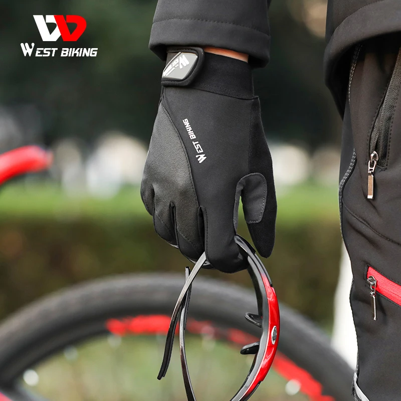 WEST BIKING Велосипедни Ръкавици за сензорен екран МТБ Пътни Велосипедни Ръкавици За Мъже И Жени За Езда, Състезания, Фитнес Зала, Фитнес, Нескользящие Спортни Велосипедни Ръкавици . ' - ' . 5