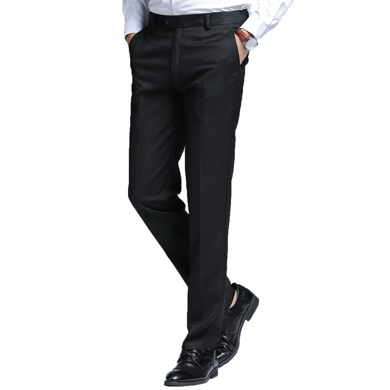В наличност XS-6XL, Черни костюмные панталони, търговия на Едро, Големи мъжки панталони, Булчински облекла, Само 1 Панталон, мъжки дрехи . ' - ' . 0