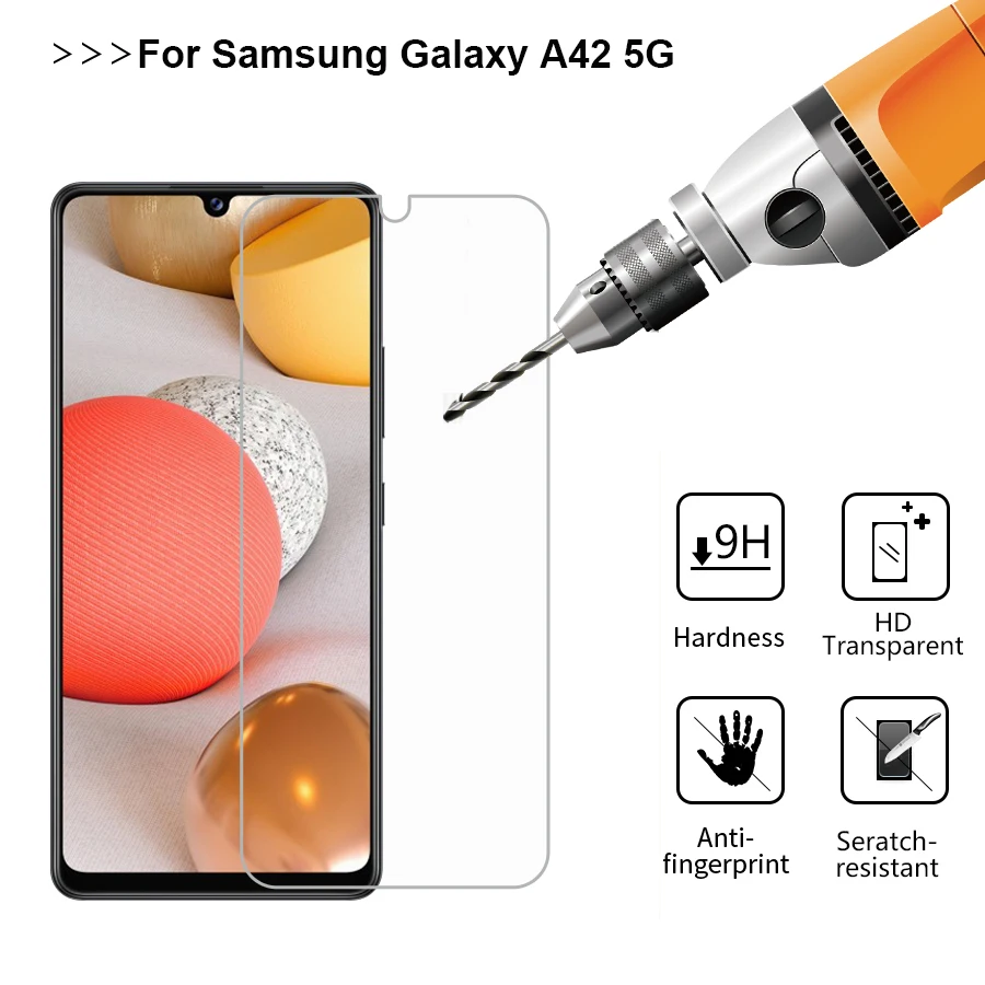 Закалено стъкло за Samsung Galaxy A42 5G SM-A426B templado Взрывозащищенная защитно фолио за Samsung Galaxy A42 5G pelicula . ' - ' . 0