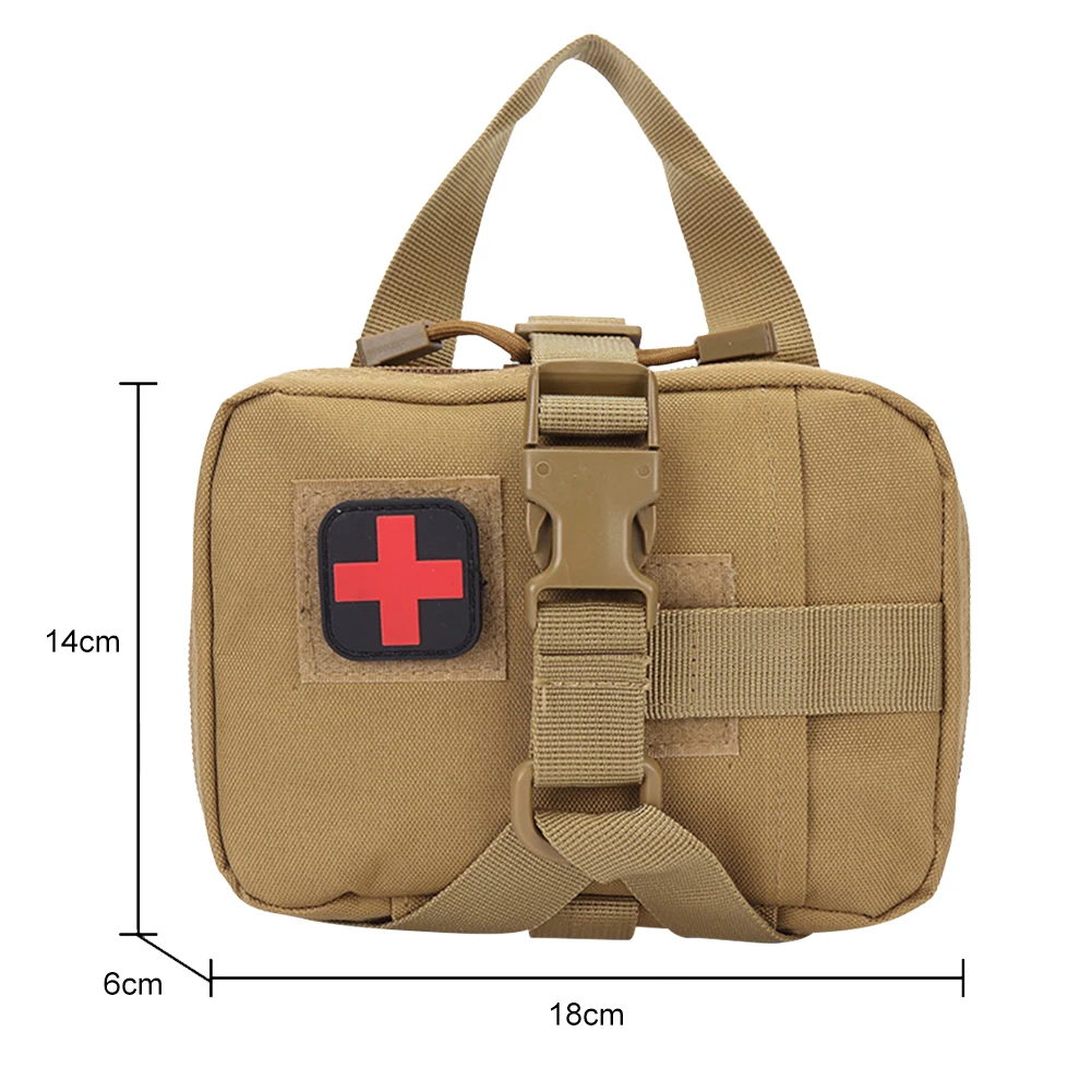 Медицинска торба от 100D найлон EDC, преносима чанта за съхранение на аптечек първа помощ, многофункционална пътна чанта за къмпинг, джогинг, спортен лов . ' - ' . 5