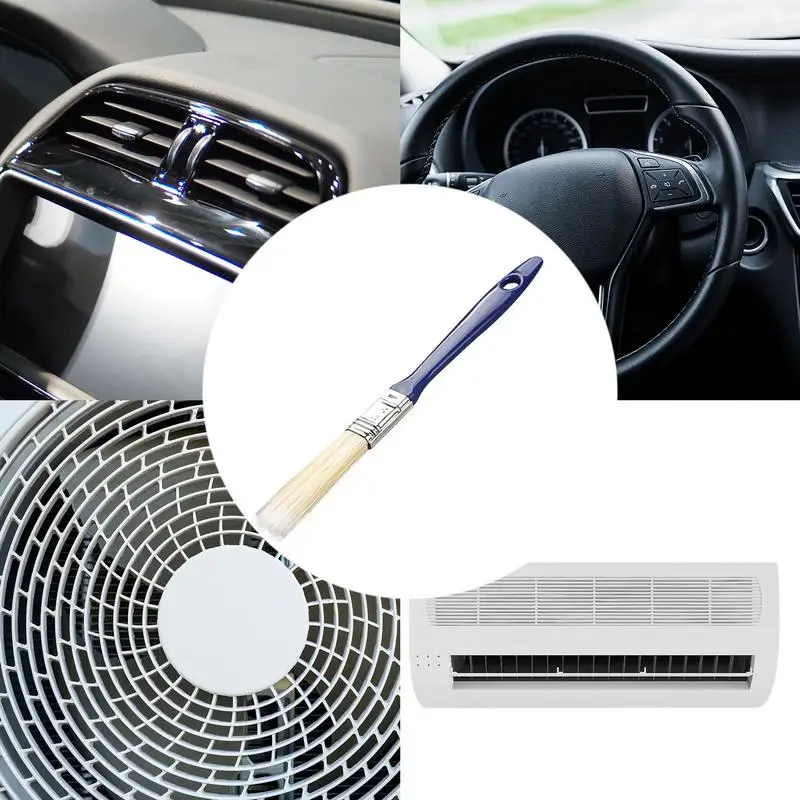 Четка за освобождаване на въздух от климатика на колата, детализирующая подробности за колата, четка за дълга коса, четка за прах с разликата на таблото, Мека четка за почистване на вътрешността на колата . ' - ' . 1