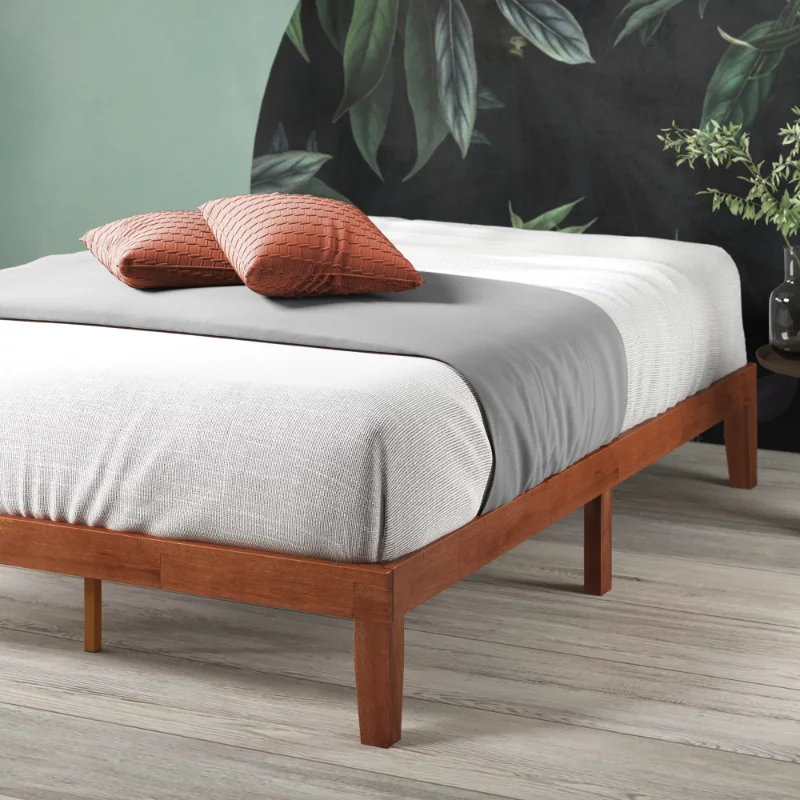 Рамка на легло на дървена платформа Zinus Wen 12 