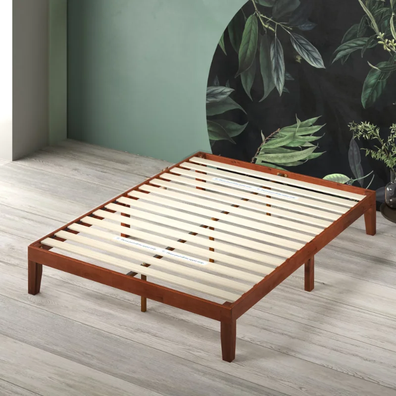 Рамка на легло на дървена платформа Zinus Wen 12 