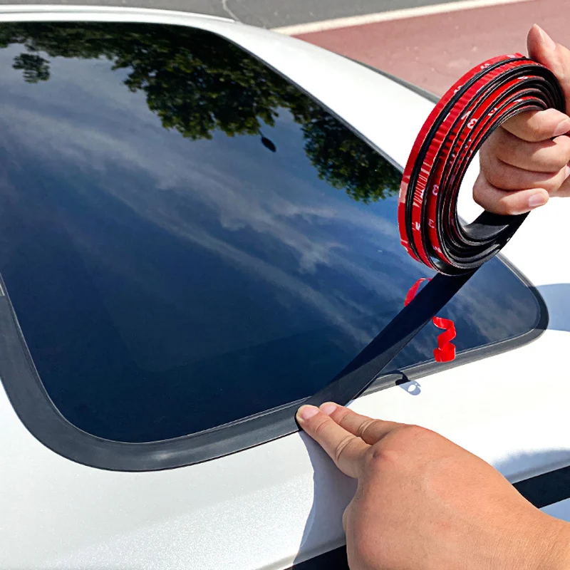 26-подножието уплътнение за запечатване на автомобилния Автоматичен гумен уплътнител Защитни стикери за преден / заден предното стъкло, страничните части на купето, люк на покрива на Кола Аксесоари . ' - ' . 5