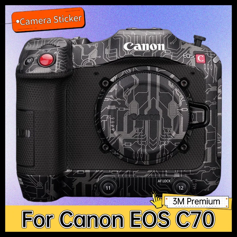 За фотоапарат Canon EOS C70 Стикер на корпус, Защитен стикер на кожата, Vinyl амбалажна фолио, защитно покритие от надраскване . ' - ' . 0