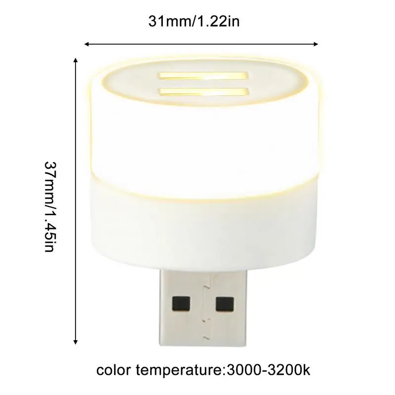 USB нощна светлина Регулируем 3000 До Топлото Нощно 6500 До Бели Лампи Вставляемая Нощна Лампа За Спалнята, Банята, Детската . ' - ' . 5