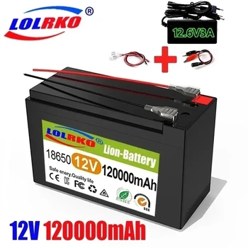 12v 120Ah 120000 mah 18650 литиево-йонна батерия 30A спрей вградена машина за висока точност на батерията электромобиля BMS + зарядно устройство 12,6 В