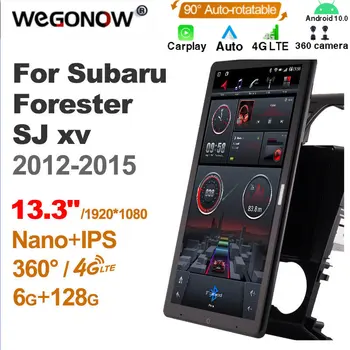 13,3 Инча Ownice 1Din Android10.0 радиото в автомобила 360 Панорама за Subaru Forester SJ xv 2012-2015 GPS Авто Аудио SPDIF 4G LTE БЕЗ DVD