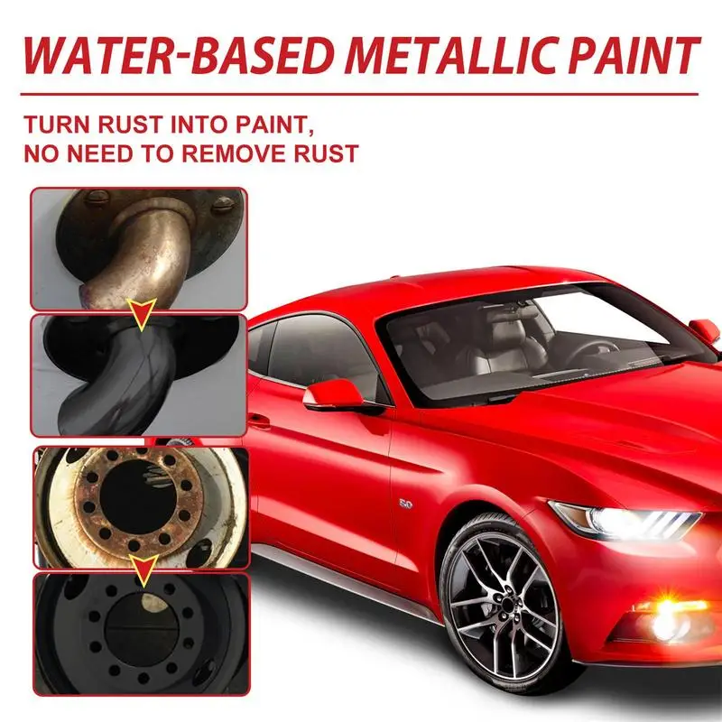 Автомобилна метална боя на водна основа За премахване на ръжда с телена четка, Универсални аксесоари за защита от ръжда, колата покрива . ' - ' . 3