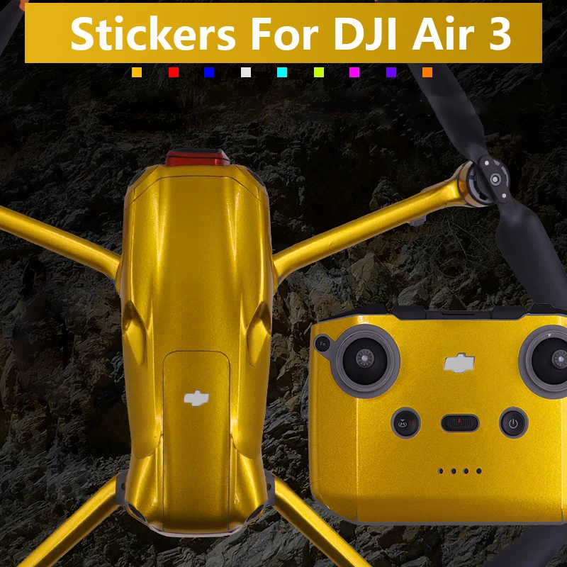 за DJI Air 3 Етикети На Кожата Дрона RC 2/N2 на Дистанционното Управление Цветни Стикери Пълно Покритие Против Надраскване Защитно Фолио Air3 Аксесоар . ' - ' . 1