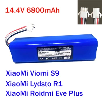 14,4 v 6800 mah Оригинална литиево-йонна батерия за Viomi S9 Lydsto R1 Акумулаторна батерия Подходяща за подмяна и ремонт