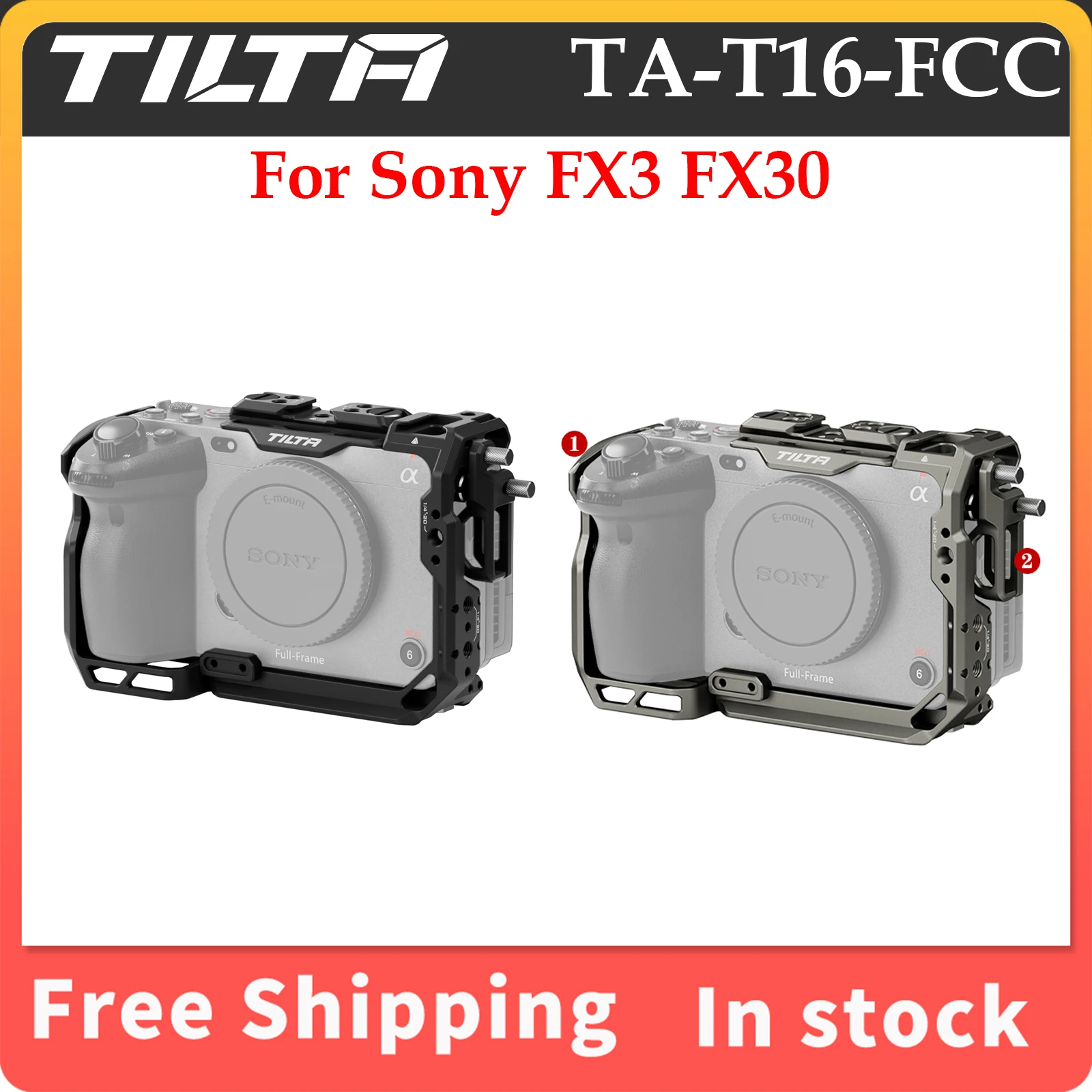 Пълна помещение TILTA TA-T16-FCC за комплект FX3 Pro/базов комплект FX30 Sony FX3/FX30, лека защитна броня . ' - ' . 1