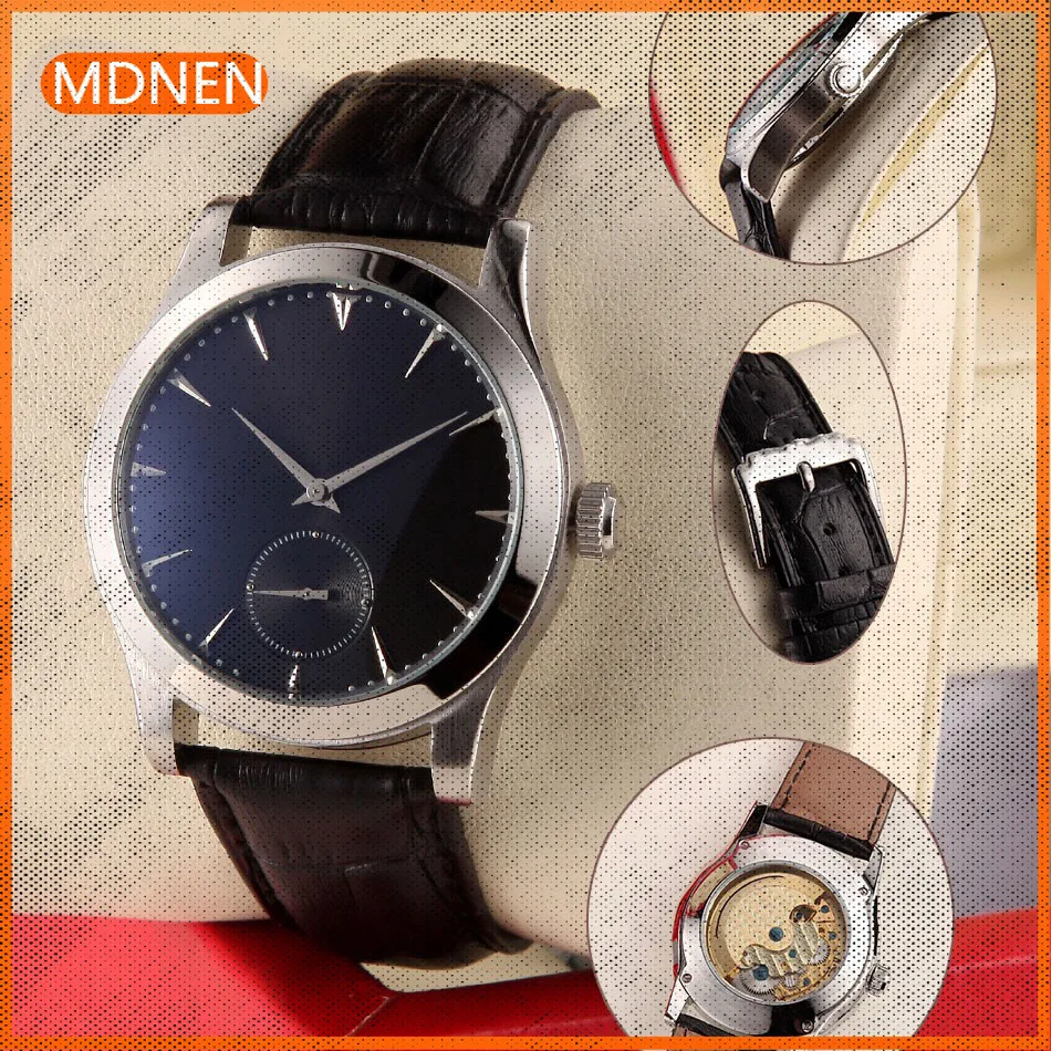 MDNEN Мъжки часовник 904l от неръждаема Стомана Автоматични механични часовника 42 мм-jl . ' - ' . 0