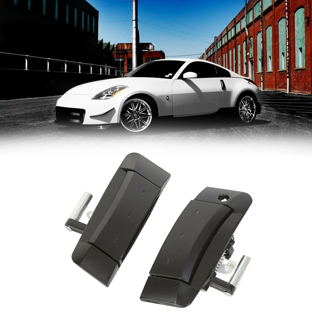 Автомобилна лявата и дясната външна черна рамка за захващане дръжка за Nissan 350Z 2003-2009 80607-CD41E 80607-CD41D . ' - ' . 1