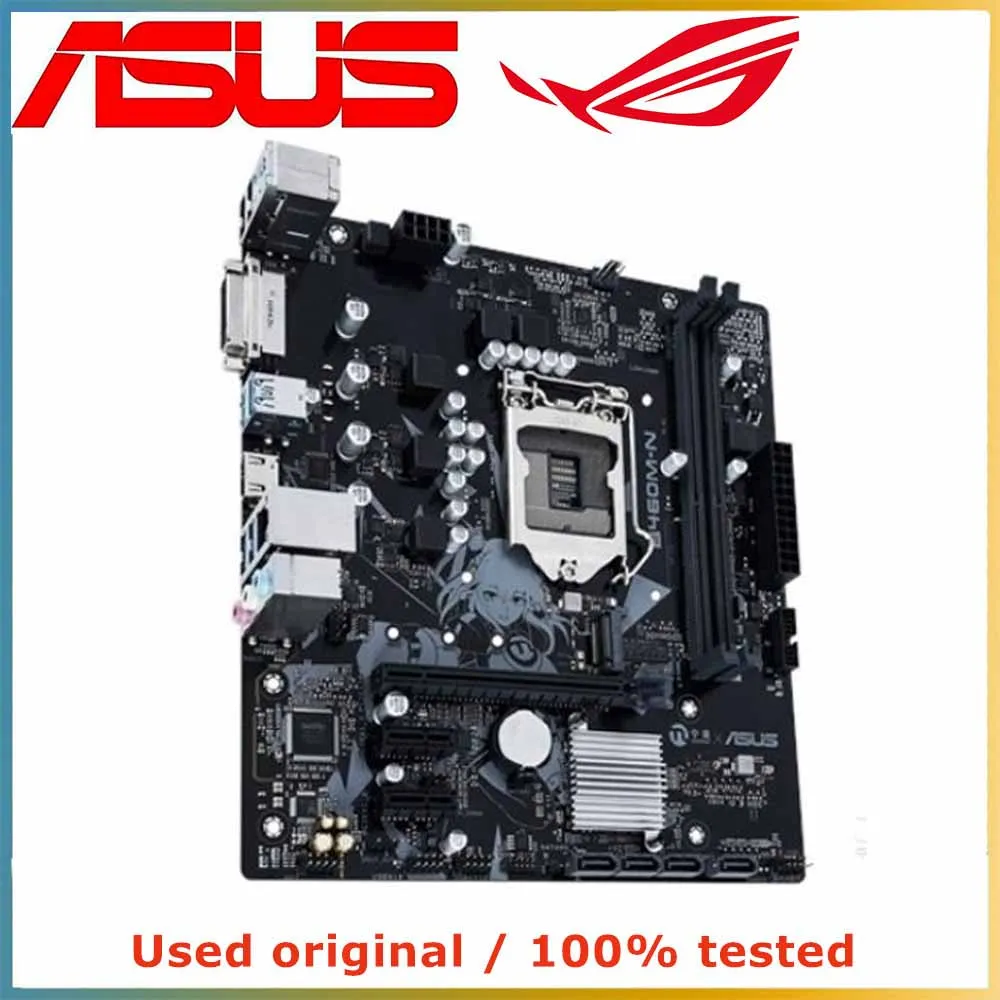 За дънната платка на компютъра ASUS B460M-N LGA 1200 DDR4 64G За десктоп дънна платка Intel B460 M. 2 NVME PCI-E 3,0x16 . ' - ' . 3