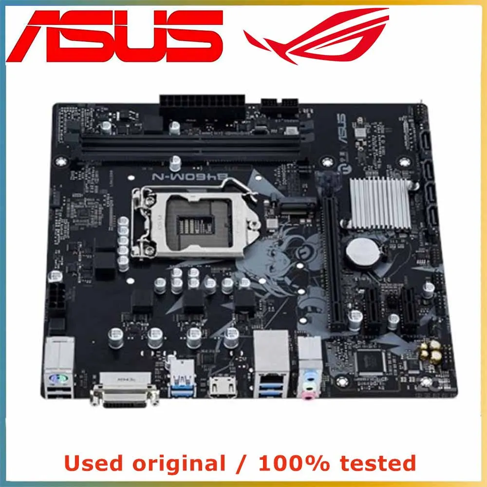 За дънната платка на компютъра ASUS B460M-N LGA 1200 DDR4 64G За десктоп дънна платка Intel B460 M. 2 NVME PCI-E 3,0x16 . ' - ' . 4