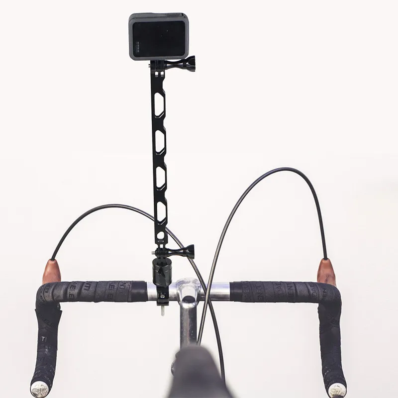 Удължител за Селфи-шлем, Удължен Скоба за Селфи-шлем, Адаптер за статив за екшън камерата GoPro Insta360 One R X Yi DJI . ' - ' . 2