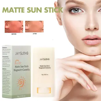 18 г Слънцезащитен стик Матиран Слънцезащитен стик Освежаващо SPF50 + Крем за защита от uv Слънцезащитен крем с контрол на масло Korea Cosmetics