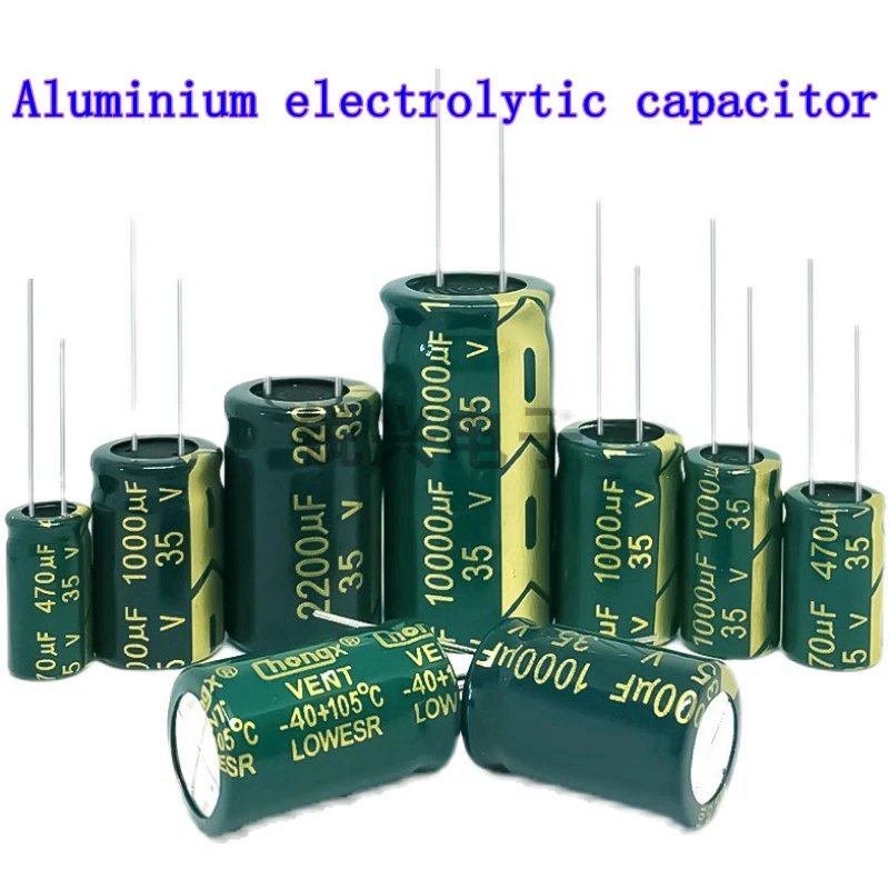 {10ШТ} 25V1000UF висока честота на низкоомный източник на захранване на дънната платка с високо живот на електролитни кондензатори 1000 uf 25V 10X17 . ' - ' . 1
