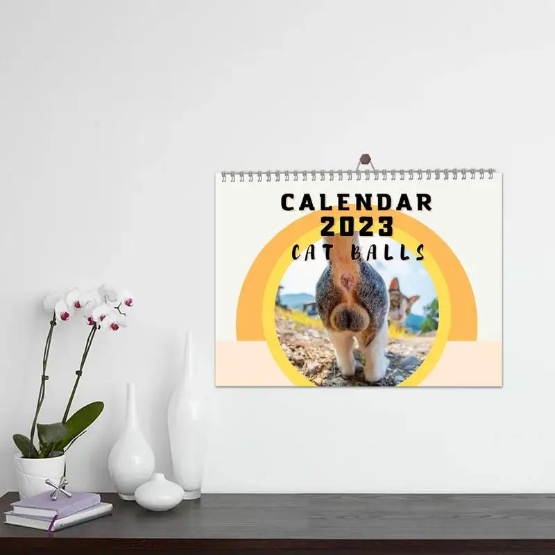 Календар с топки за котки, Новост 2023, Календар с домашни любимци и котки, Украса за дома, хол, Коледни Коледни подаръци за любителите на котки . ' - ' . 2