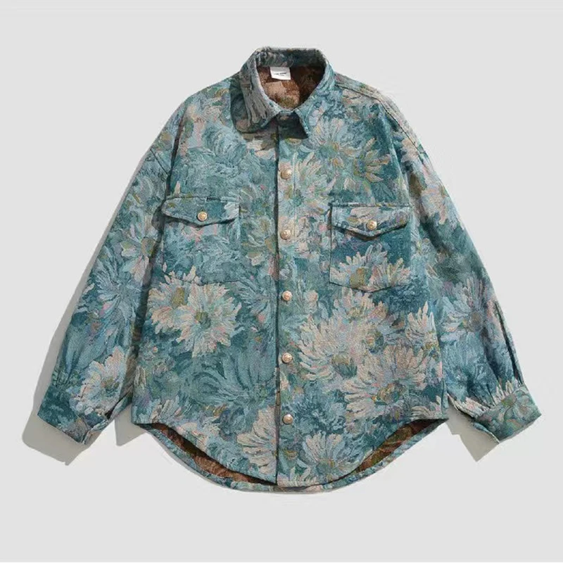 Ретро ново свободно палто Y2K, есенен дамски корея стилни ежедневни градинска риза в стил пънк, хип-хоп, яке за мъже . ' - ' . 0
