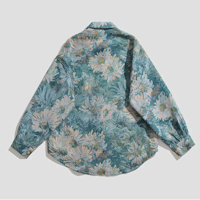 Ретро ново свободно палто Y2K, есенен дамски корея стилни ежедневни градинска риза в стил пънк, хип-хоп, яке за мъже . ' - ' . 1