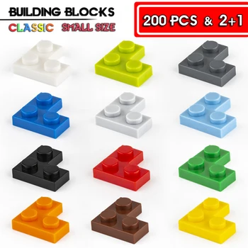 200 бр. блок 2 + 1 дупка тухла основни аксесоари образование творчеството съвместими маркови строителни блокове играчка