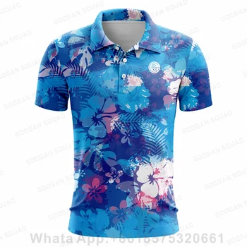 2023 Нови модни ежедневни ризи поло с къси ръкави, Летен голф, Спортна детска бързосъхнеща риза с къси ръкави, удобен дишаща риза