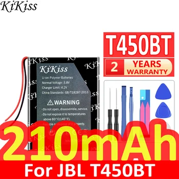 210 ма KiKiss Мощна батерия за JBL T450BT Digital Bateria