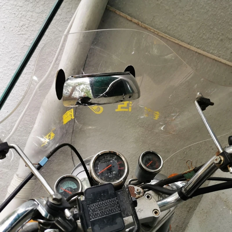 Огледало за слепи зони на 180 градуса, предното стъкло на мотоциклет, широко огледало за обратно виждане, Директна доставка . ' - ' . 5
