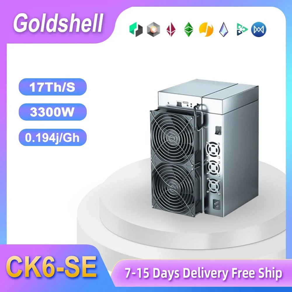 Стари Goldshell CK6 SE CKB Миньор 17TH/S 3300 W ASIC Миньор с блок захранване и безплатна доставка . ' - ' . 0