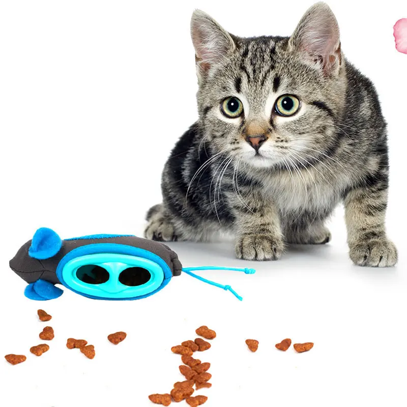 Играчка за домашни котки, ловящая изтичане на мишката, купа за хранене, детски играчки във формата на мишка, диспенсер за хранене, играчки за котки . ' - ' . 0