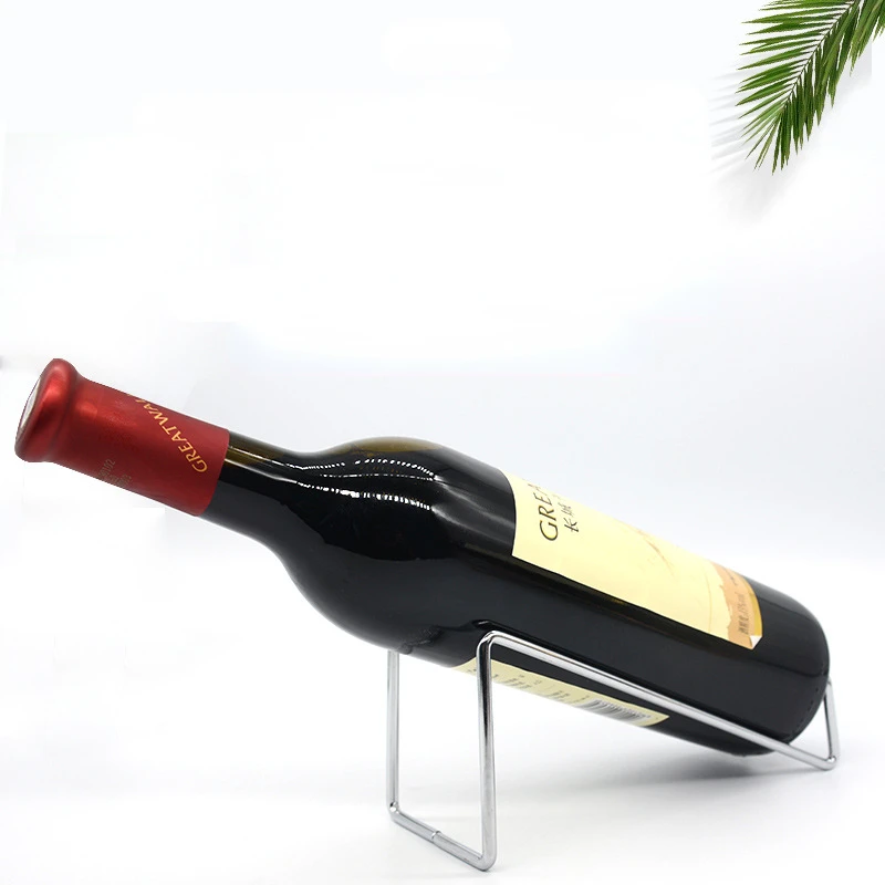 Модерен метален вино рафтове За съхранение на бутилки Вино Тенис на Вино багажник 1 Държач за бутилки Вино Дисплей . ' - ' . 0