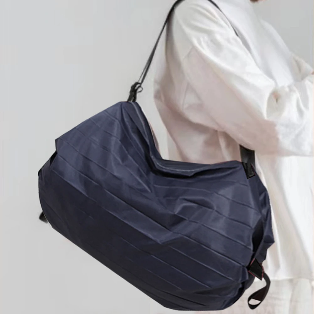 Нова Множество Сгъваема Чанта за Пазаруване, Розова Водоустойчива чанта от плат Оксфорд, Пътна Плажната Чанта за супермаркет, Преносим чанта за съхранение на продукти . ' - ' . 4
