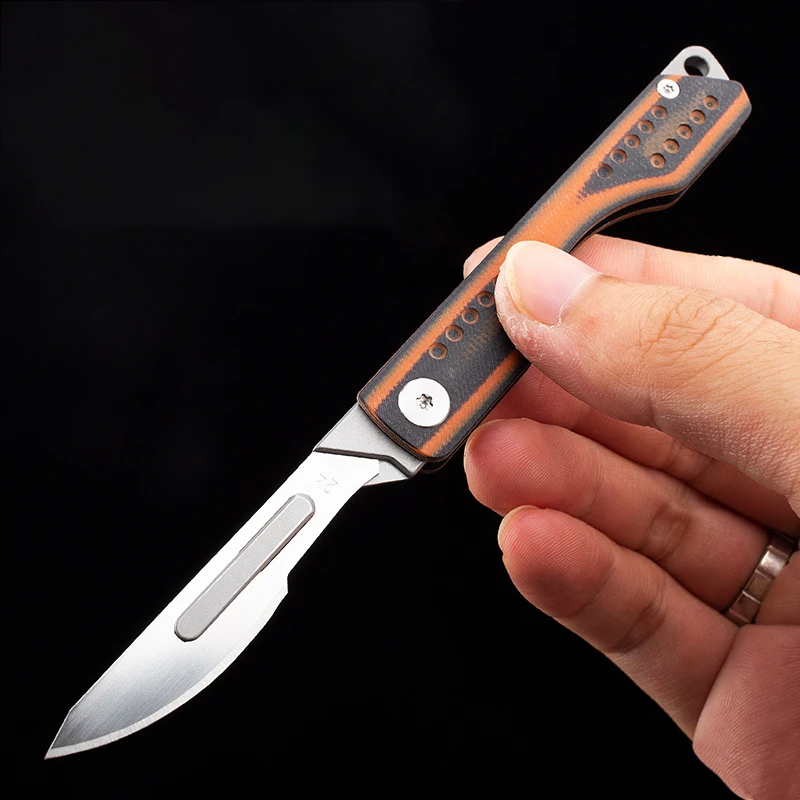 Кухненски Нож G10 Портативен Сгъваем Нож EDC Преносим Инструмент Нож за рязане на хартия Нож за отваряне на кутии . ' - ' . 2