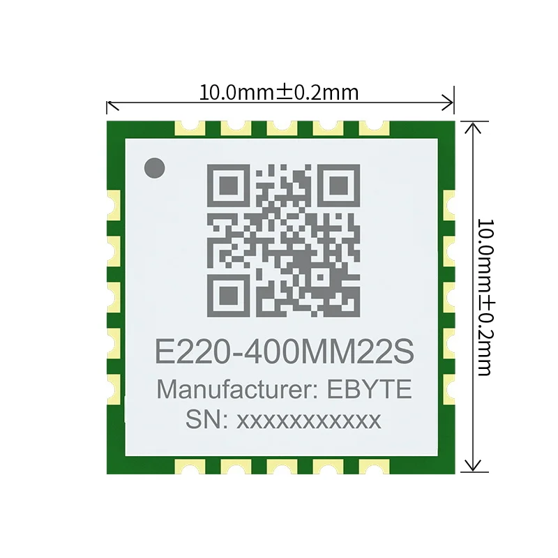 Безжичен Модул за Suzan LLCC68 433 Mhz 470 Mhz 22 стока 5,5 км E220-400MM22S с Ниска Консумация на енергия, Антена за по-Малък Размер на Отвора за пробиване SPI . ' - ' . 1