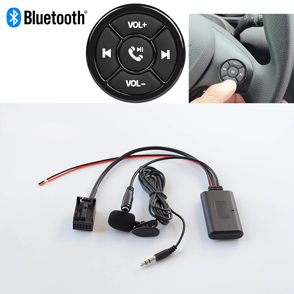 За Автомобили BMW MINI_ONE_COOPER_E39_E53_X5Z4_E85_E86_X3_E83 Bluetooth Музикален Микрофон Безжичен Бутон за Управление на Музиката carplay Навигация . ' - ' . 0