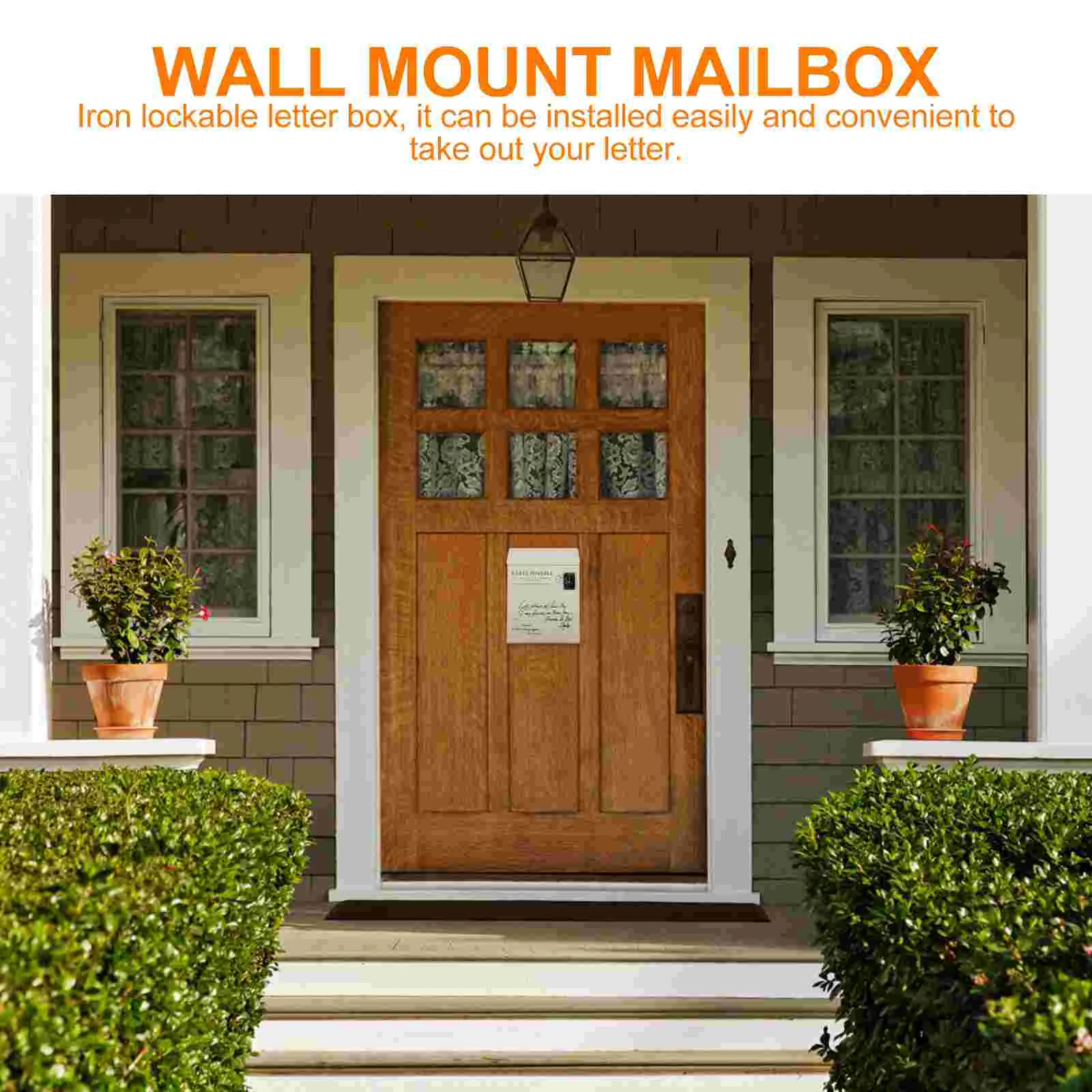 Пощенска кутия с ключалка в Ретро стил, пощенска кутия за писма, монтиран на стената пощенската кутия, Пощенската кутия за вестниците . ' - ' . 2