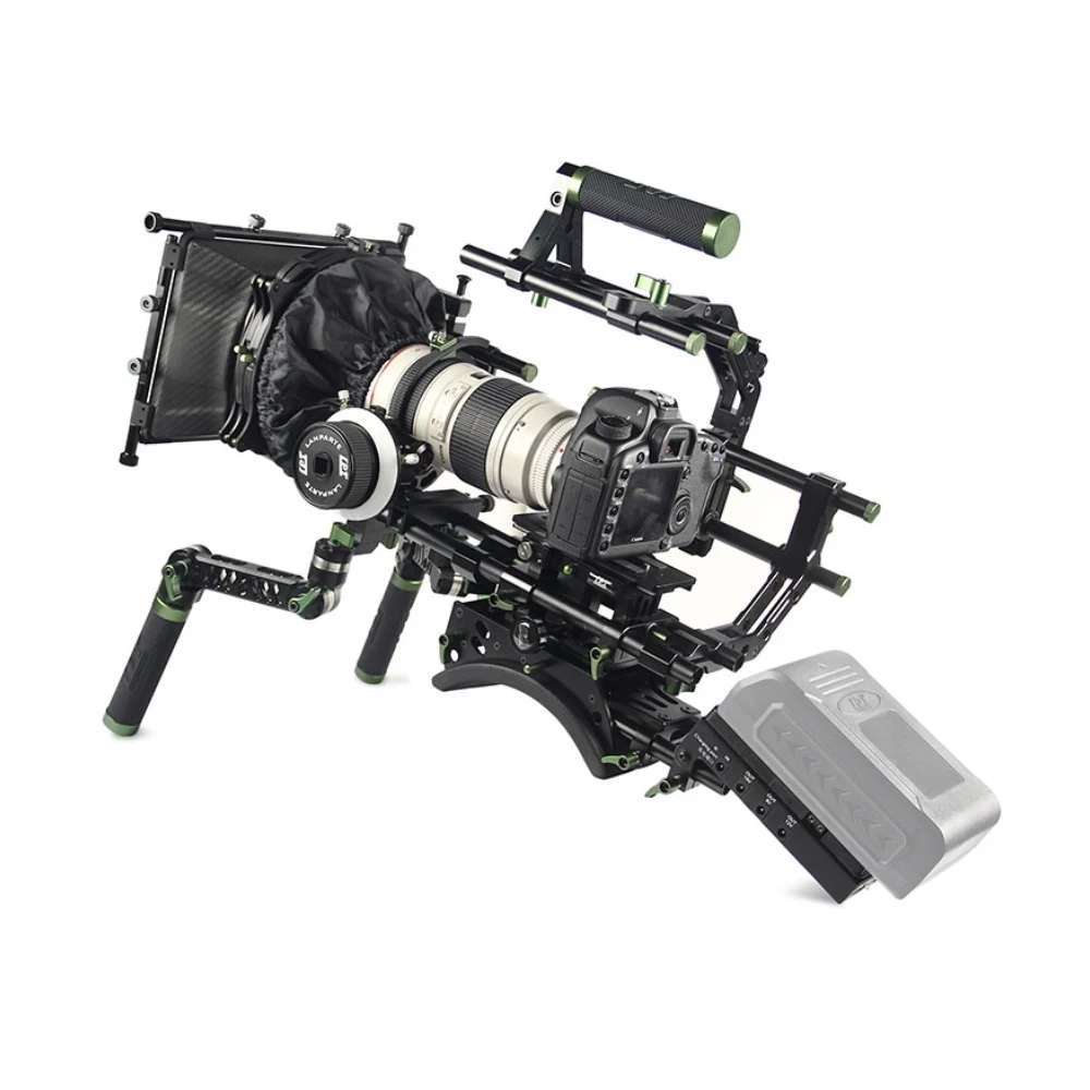 Универсална камера Lanparte с матова кутия от карбон за проследяване на фокуса и раменна централната площадка за огледално-рефлексен фотоапарат DSLR . ' - ' . 1