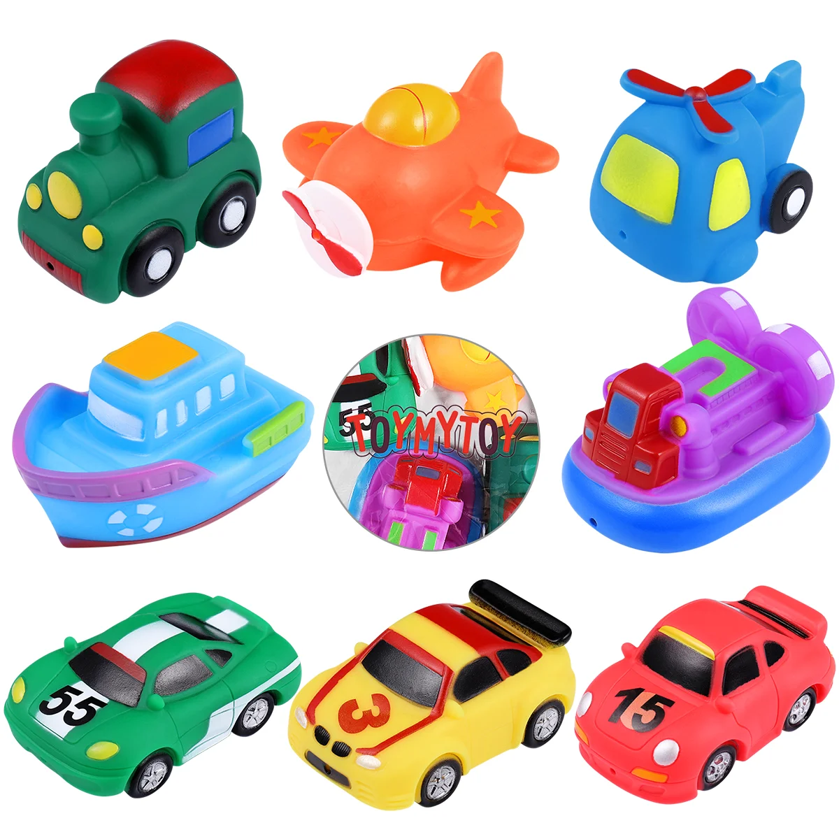 Играчки за баня на бебето По Време на Къпане, Сжимающий Звук, Пътен автомобил, Плаващ Автомобил за къпане на малки деца . ' - ' . 1