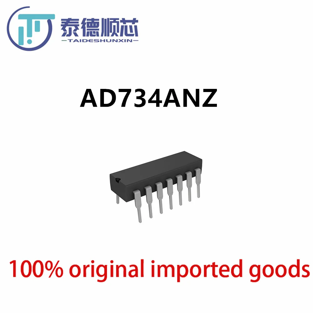 Оригинален състав AD734ANZ Опаковка DIP14 Интегрална схема, електронни компоненти в един екземпляр . ' - ' . 0