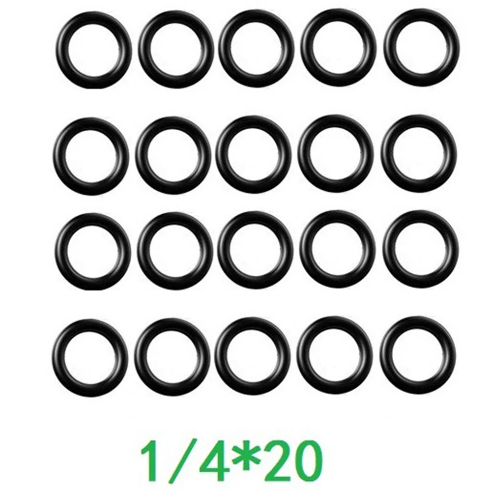 20 броя Гумени запечатване на пръстените 1/4 M22 за маркуча за измиване с високо налягане, Быстроразъемные Аксесоари за подмяна на градински електрически съоръжения . ' - ' . 5