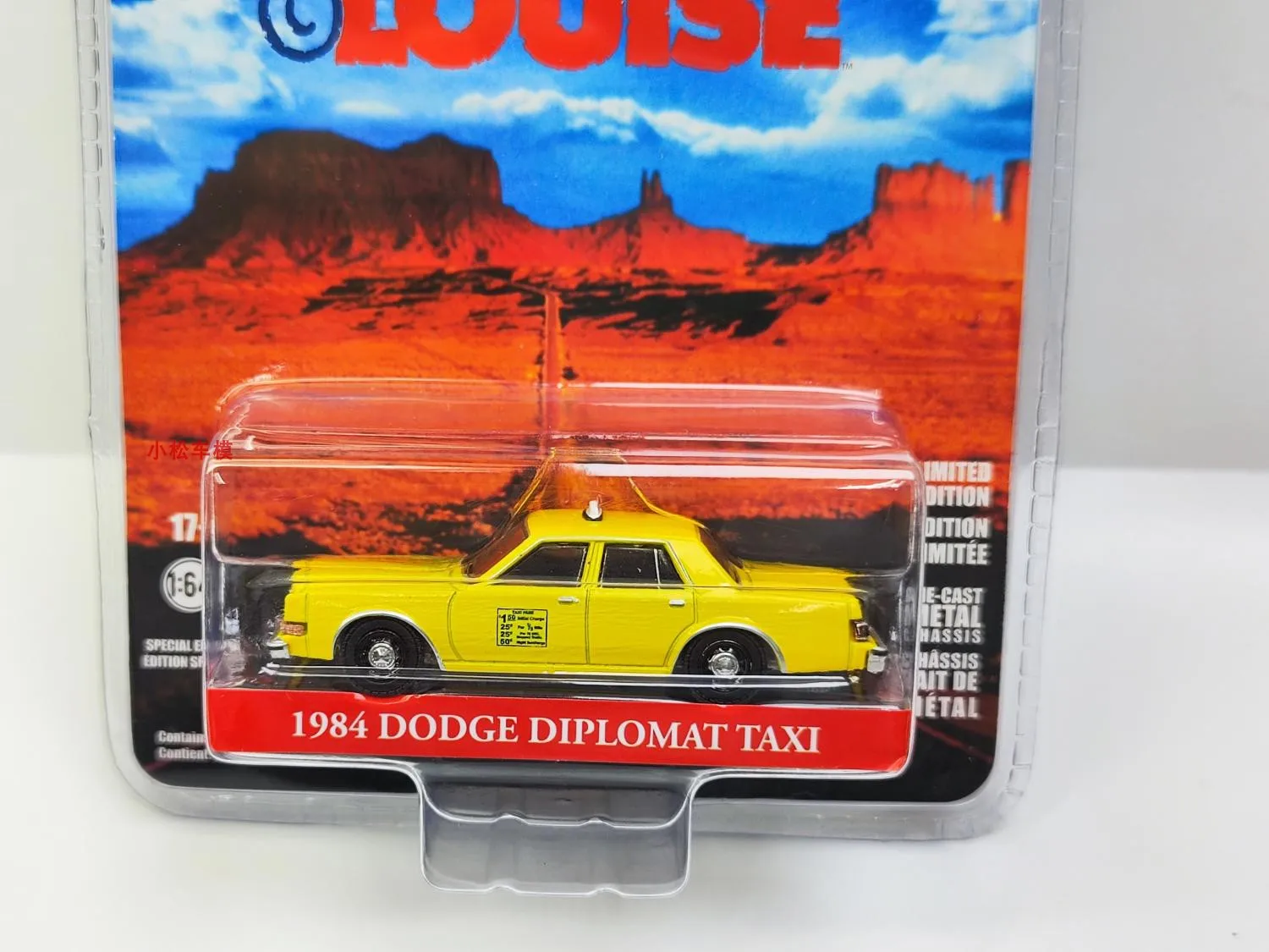 1:64 1984 Dodge Такси Molded под натиска на модел на превозното средство От метална Сплав, играчки За Подарък колекция . ' - ' . 1