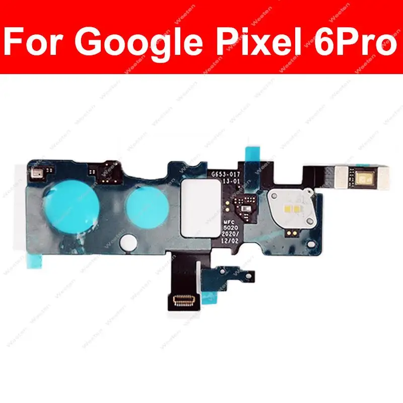 За Google Pixel 6 Pro Гъвкав кабел за фенерче с Микрофон, задна светкавица, Сензор за осветление, Части от гъвкава лента . ' - ' . 0