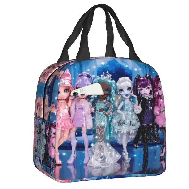 Страхотна Чанта за Обяд Rainbow High Момичета с термоизолация Bento Box За жените, децата в училищна възраст, да Маршируват чанти за хранене . ' - ' . 1